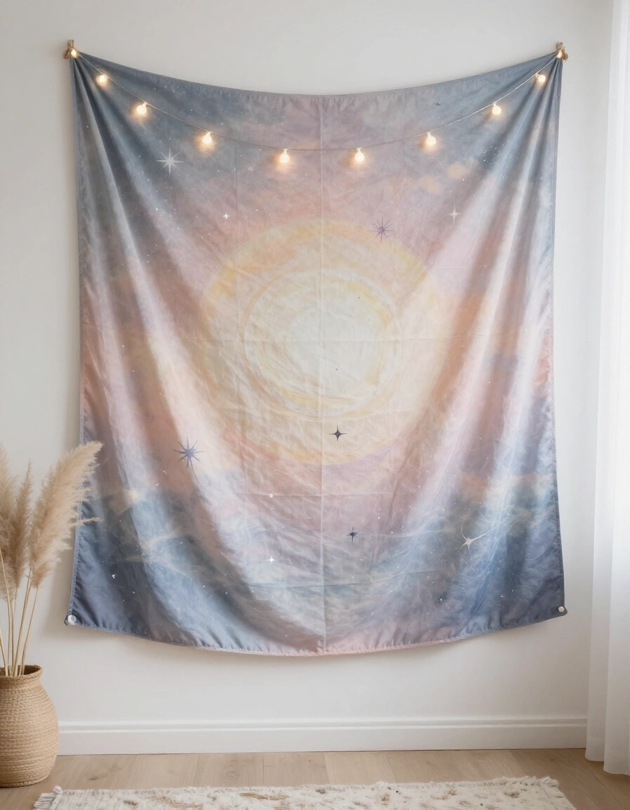 23. Ethereal Boho Bedroom Wall Tapestry
