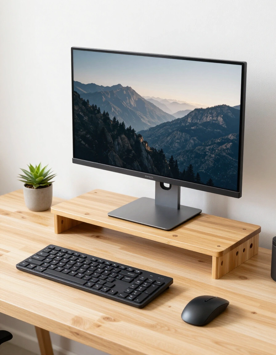 13. Choose a Stylish Monitor Stand