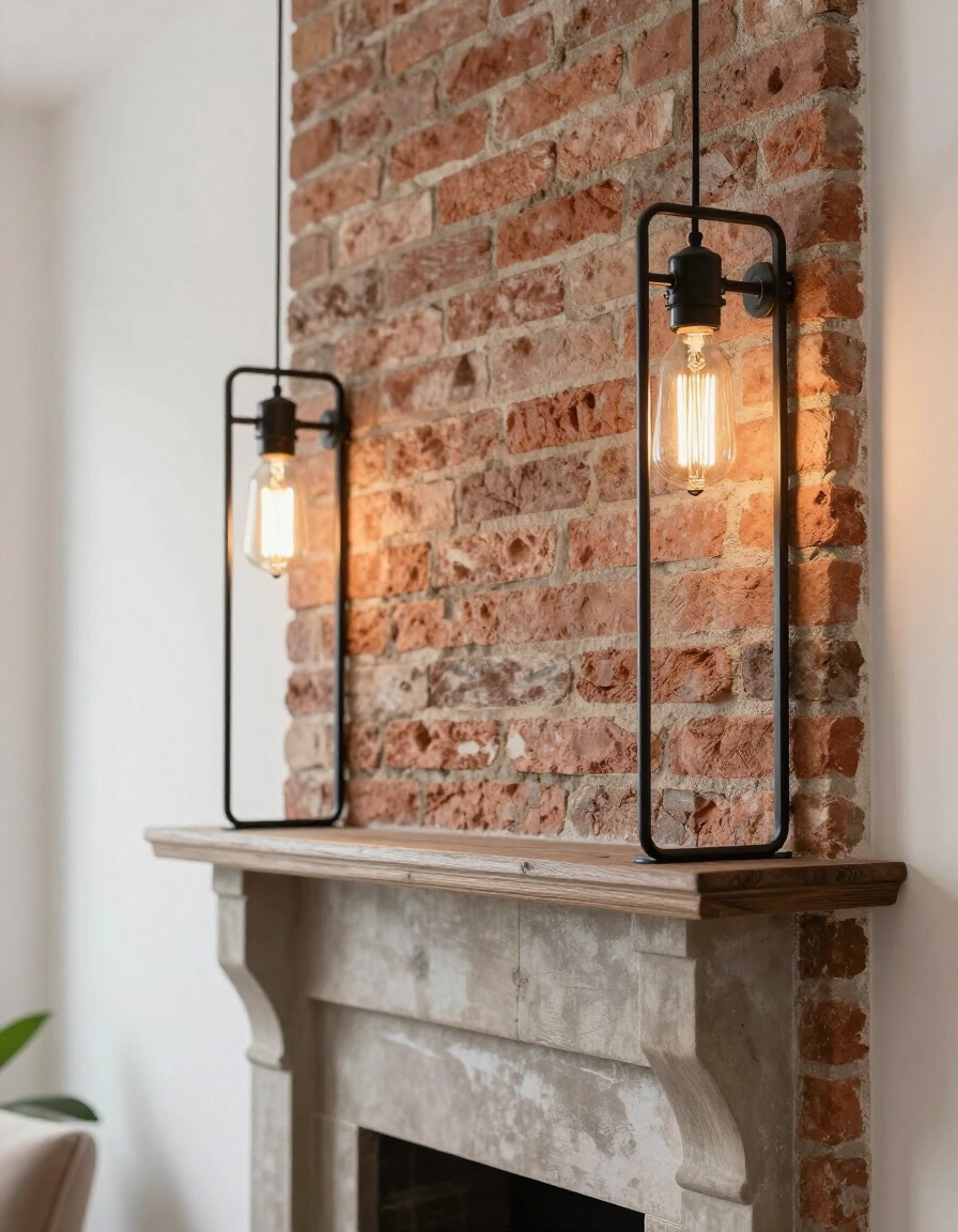 6. Industrial Edge Mantel