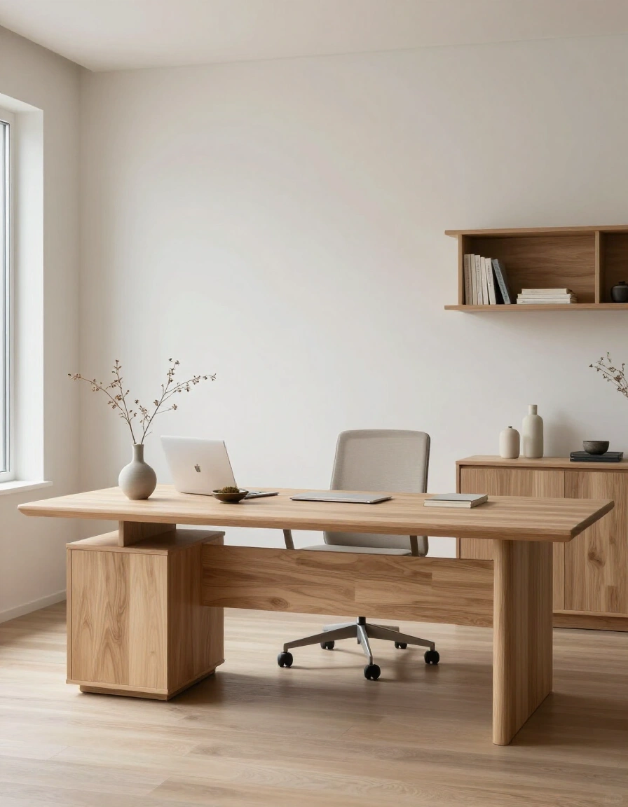 18. Japandi Harmony Office