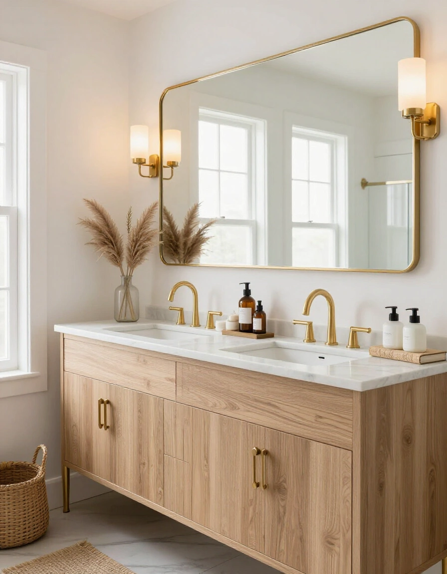 7. Luxury Boho Bathroom Vanity