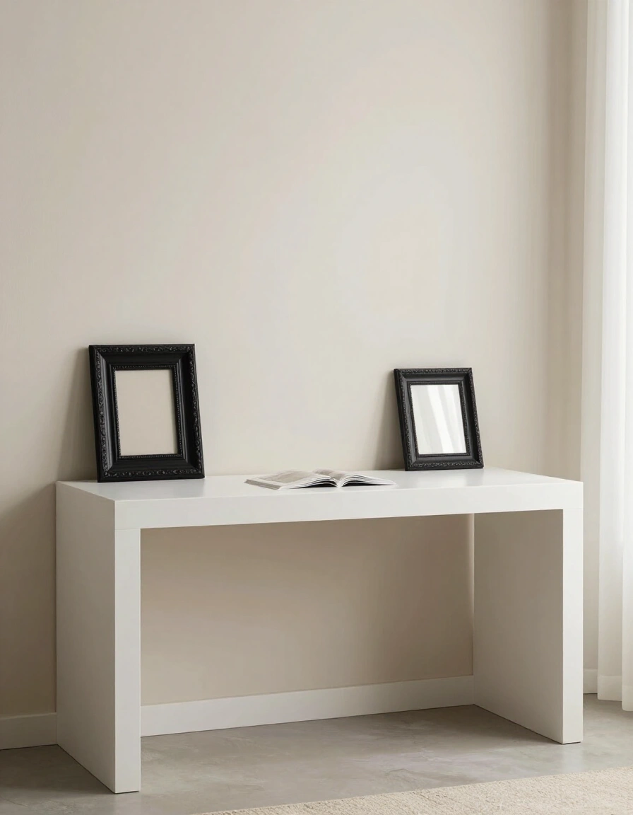 18. Maximalist Minimalist Desk Concept