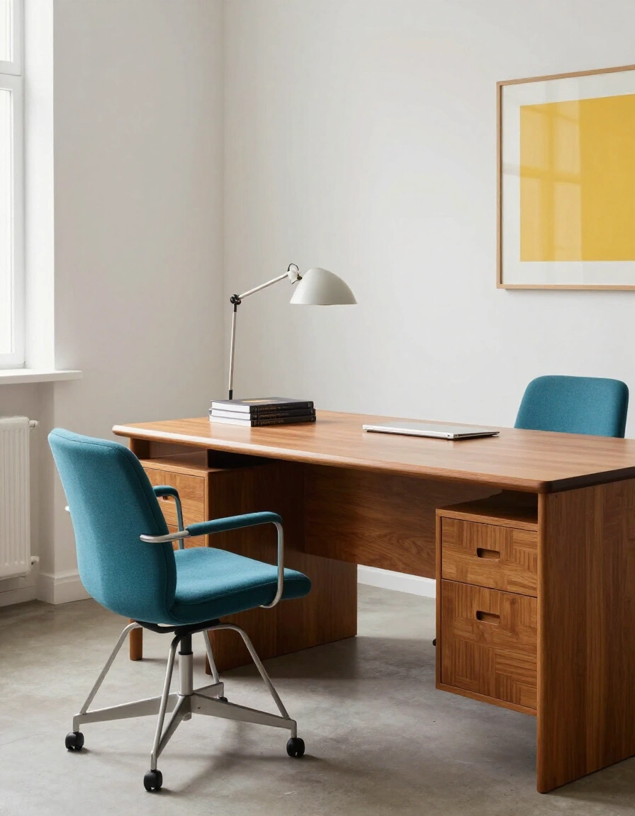 15. Mid-Century Modern Office