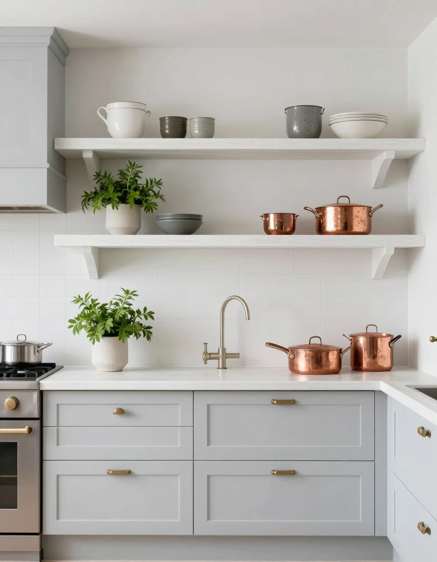 Read more about the article 24 Farmhouse Kitchen Open Shelving Ideas We’re Totally Obsessed With