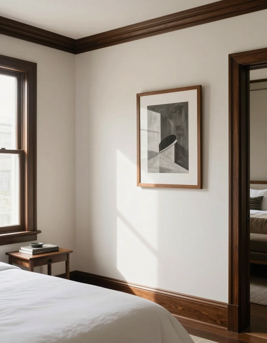 11. Moody Dark Wood Accents