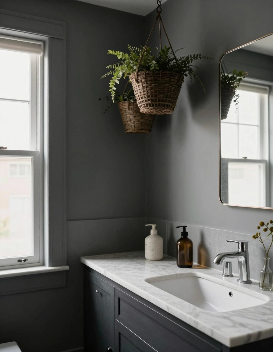 11. Moody Elegance with Dark Baskets