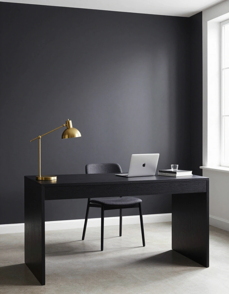 10. Moody Minimalist Workspace