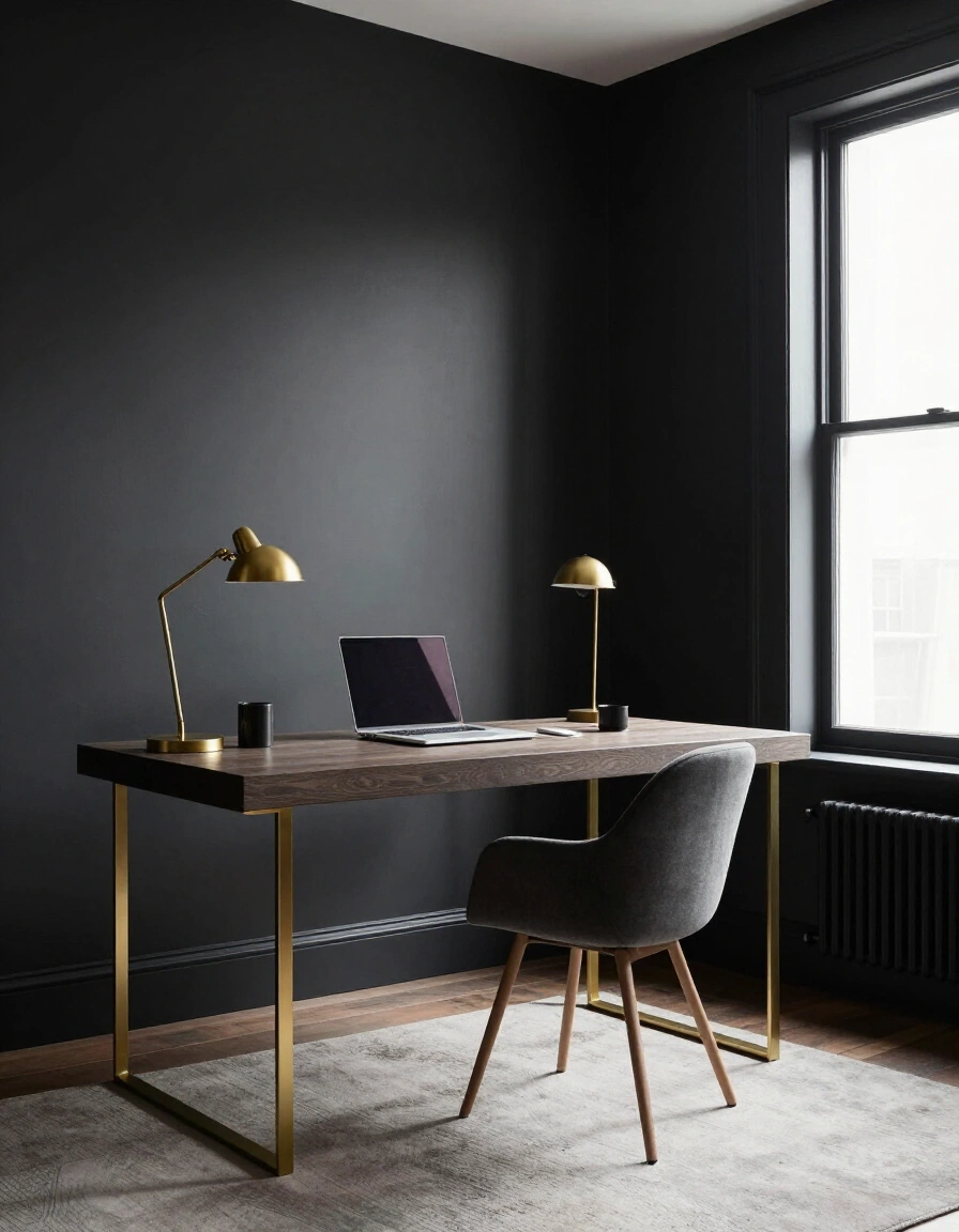 11. Moody/Dark Home Office