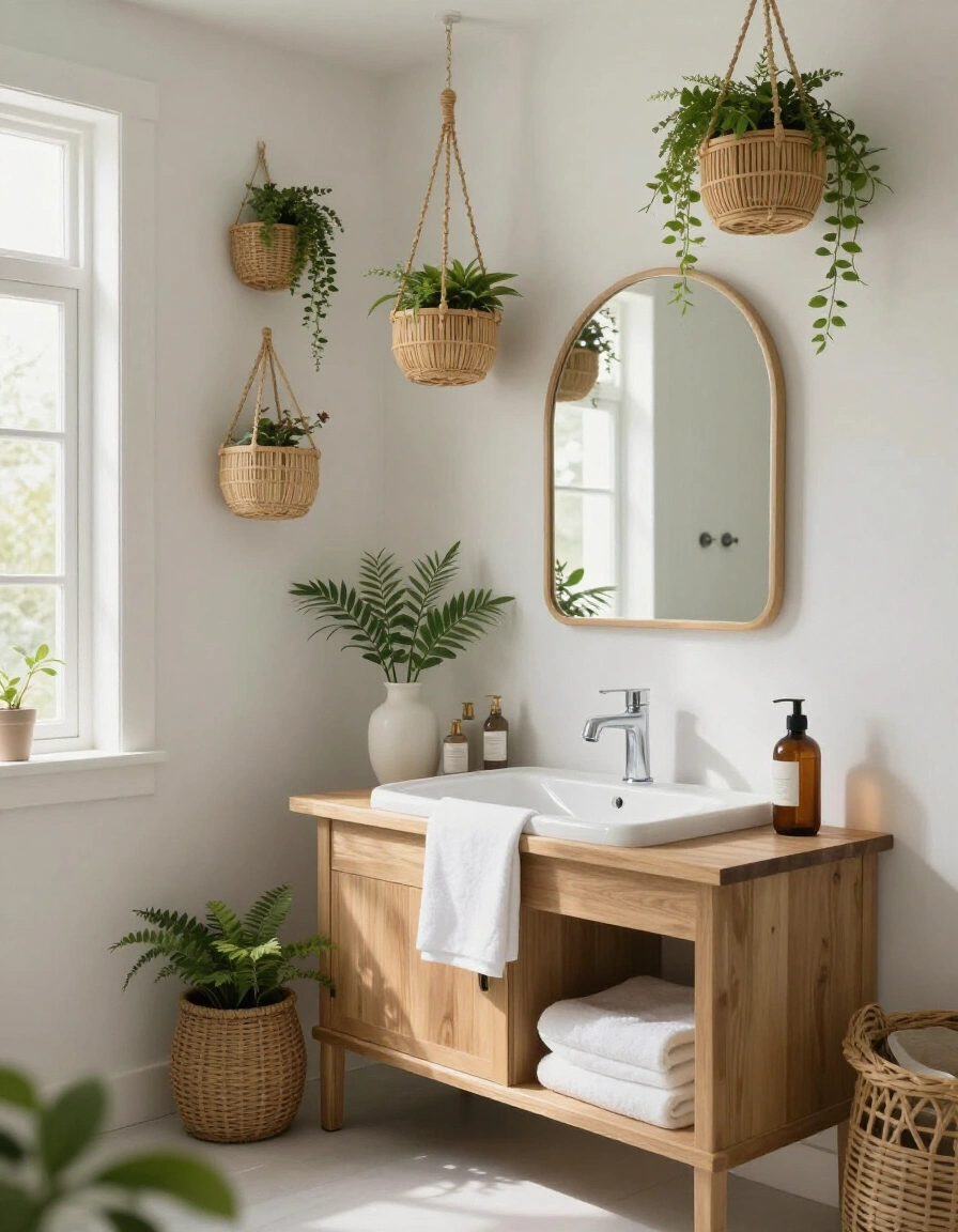 13. Nature-Inspired Basket Tranquility