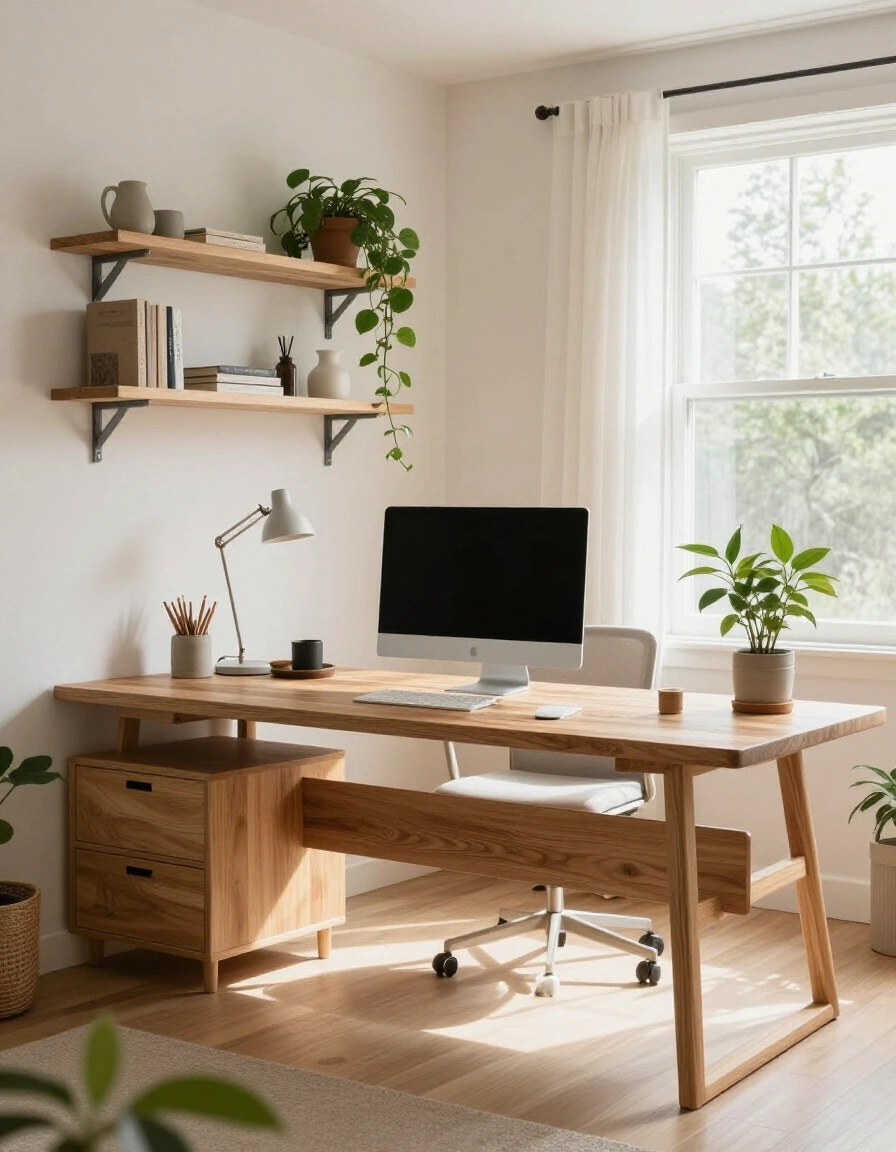 13. Nature-inspired Home Office