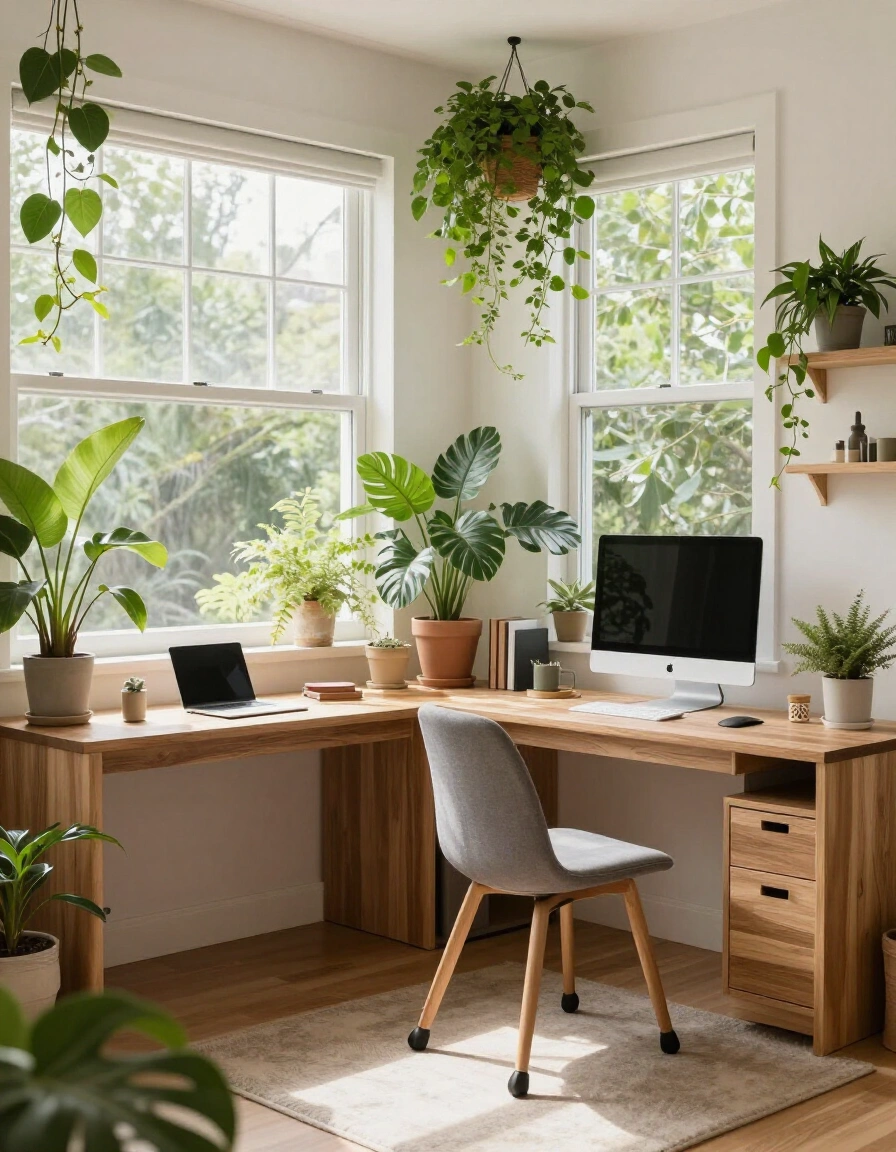 13. Nature-Inspired Nook