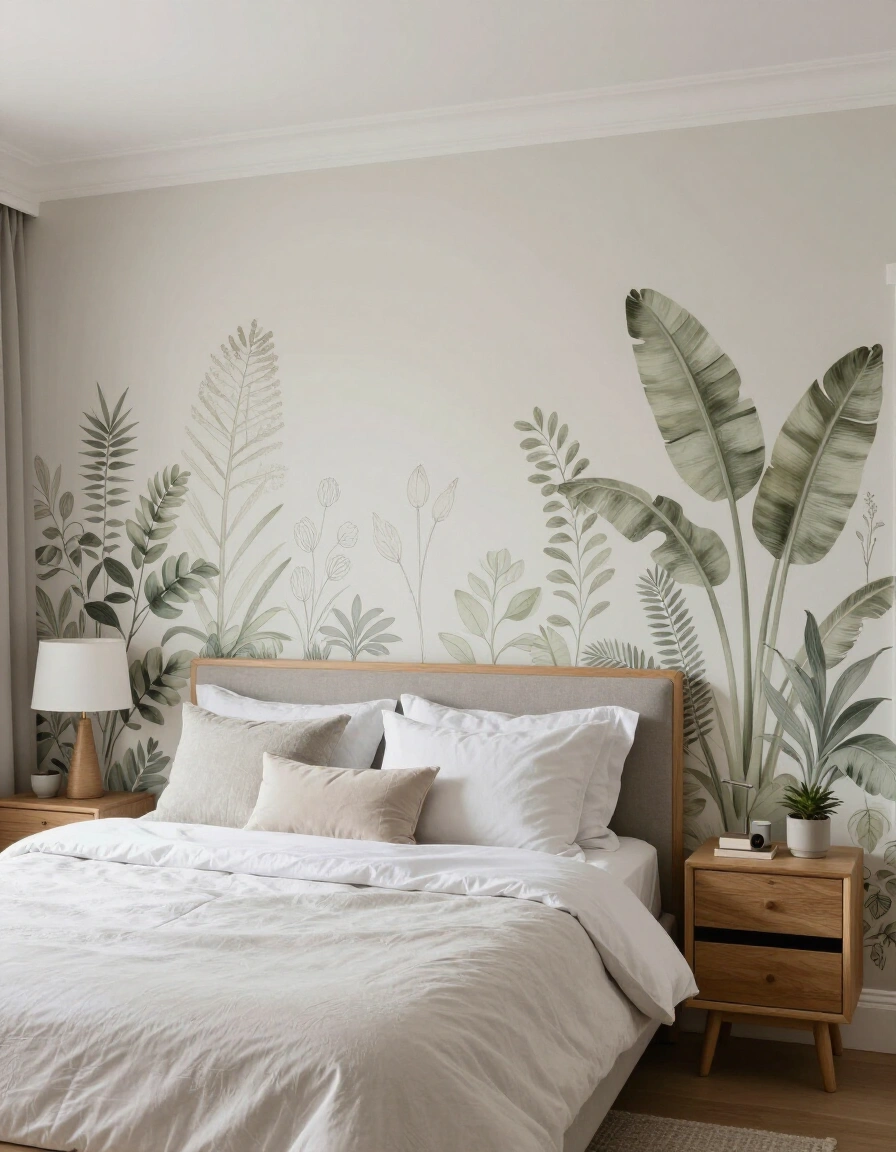 13. Nature-Inspired Wall Murals