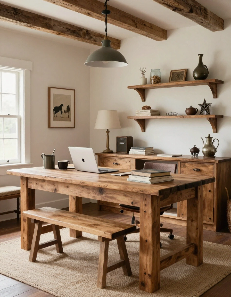 7. Rustic Farmhouse Feel