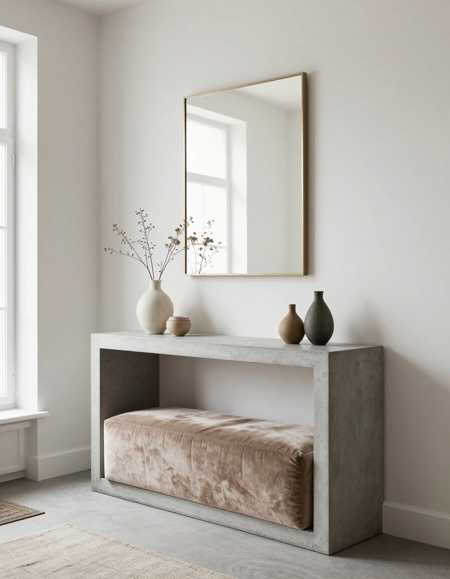 29. Scandinavian Entryway with Unexpected Textures