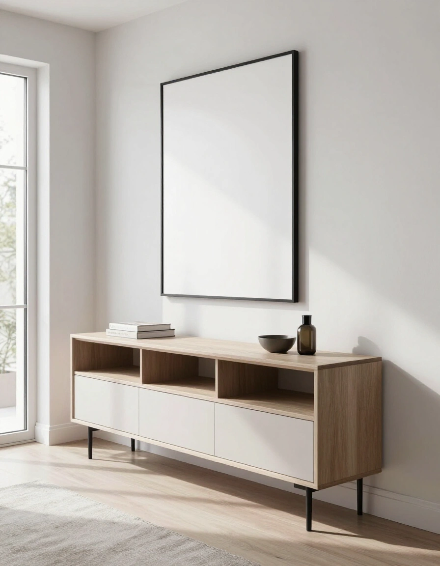 21. Sleek Scandinavian with Smart Storage