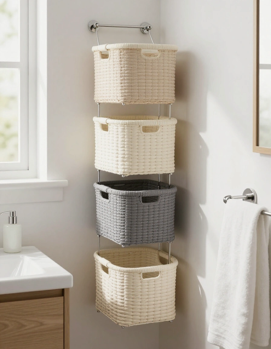10. Small Space Savvy with Baskets
