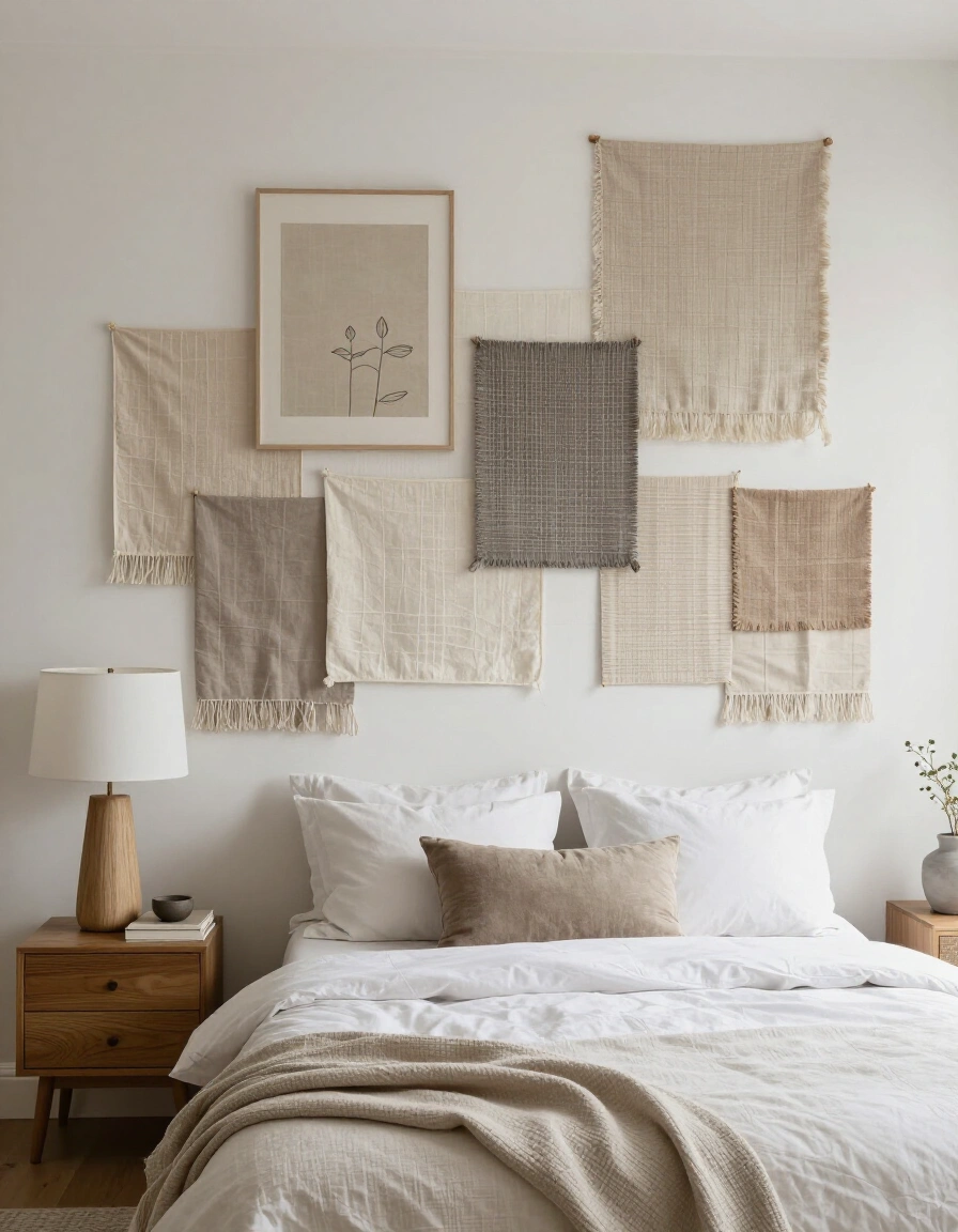 24. Textile Wall Collages