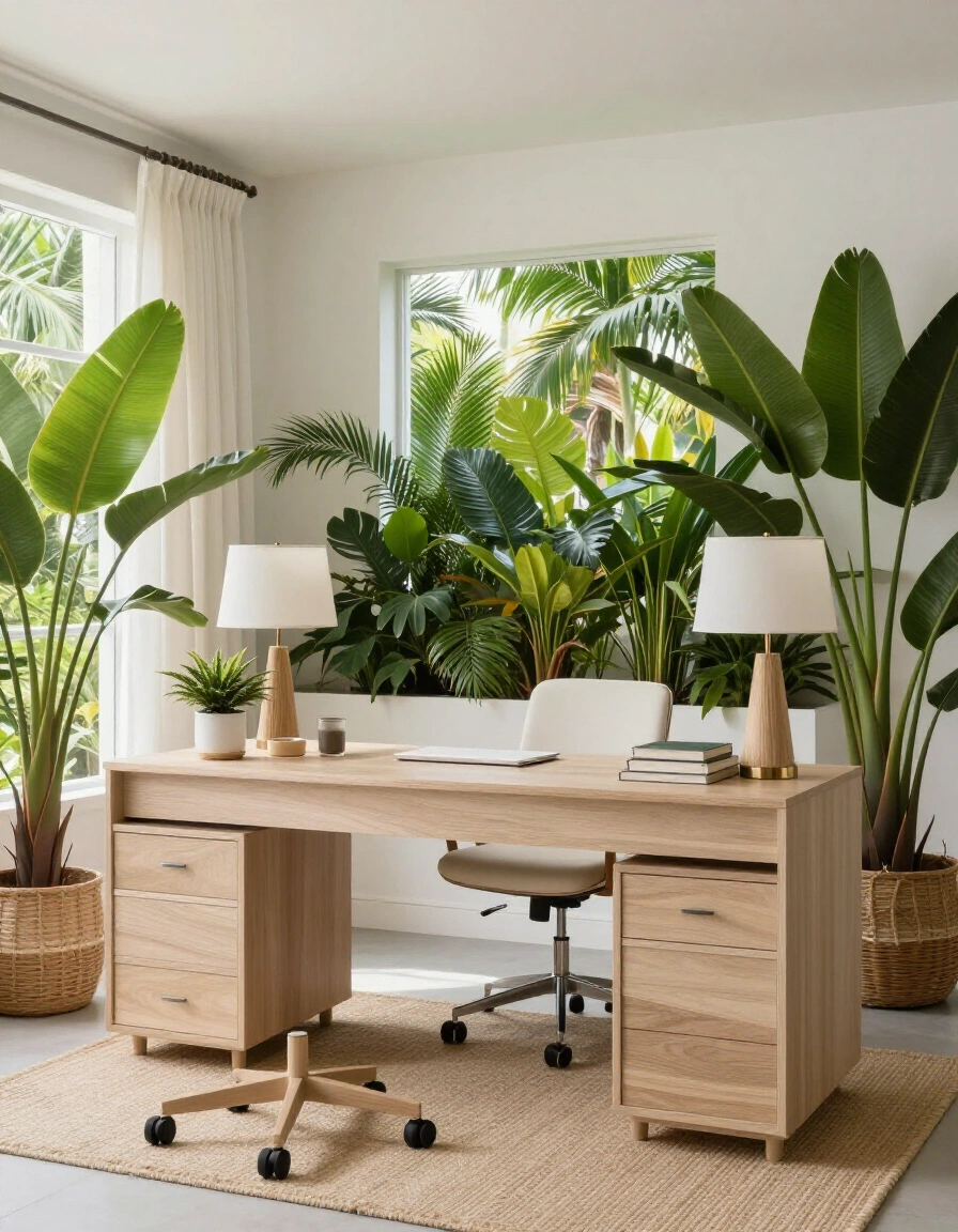 26. Tropical Home Office