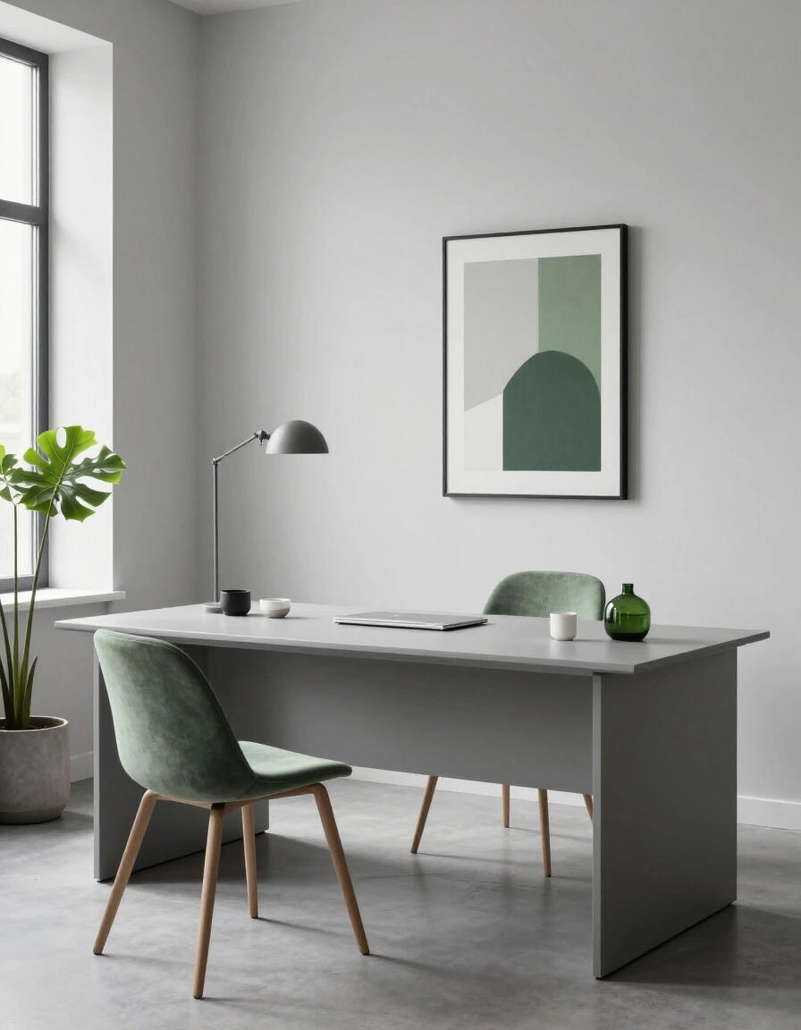 25. Urban Minimalist Workspace
