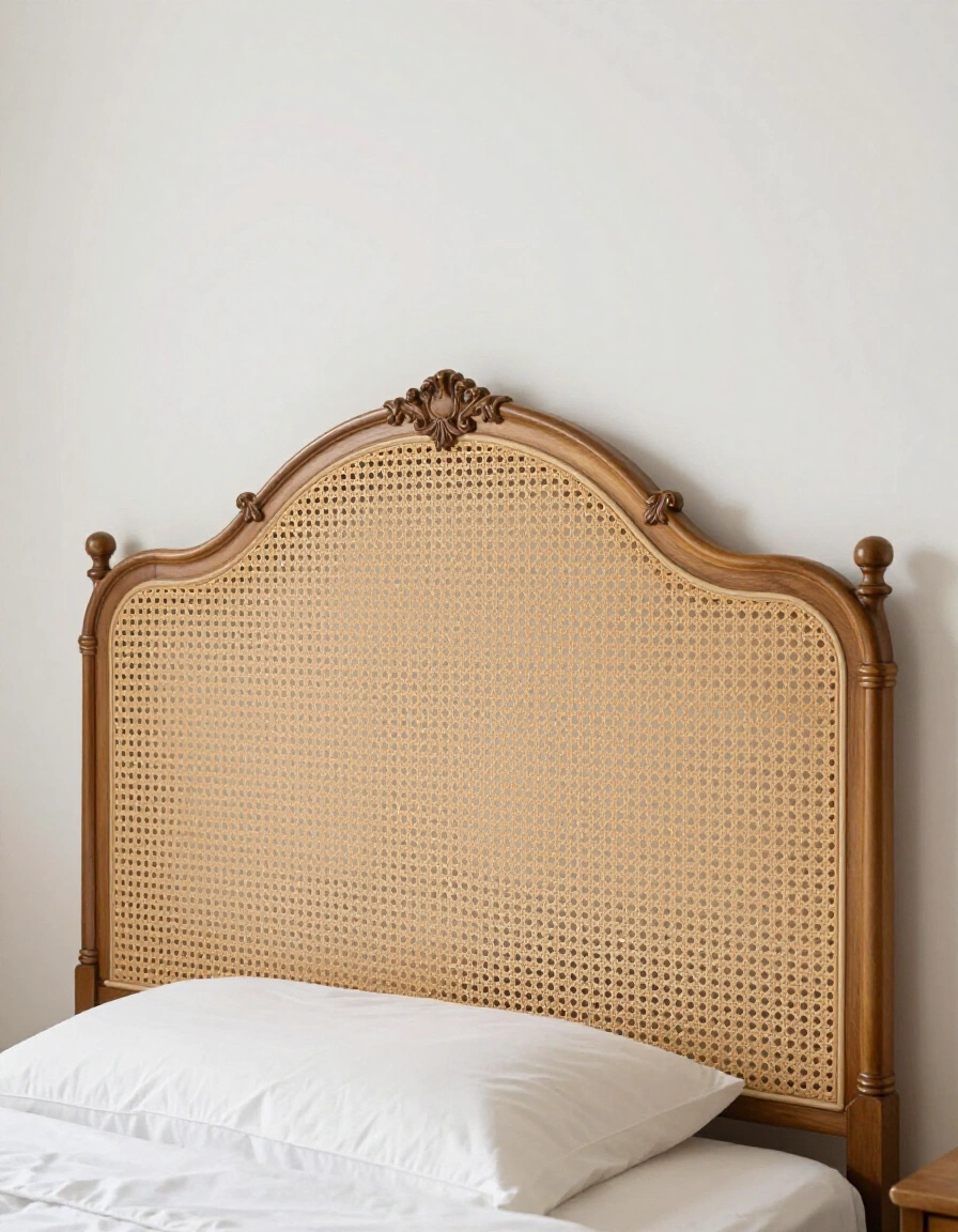 20. Vintage Cane Headboard