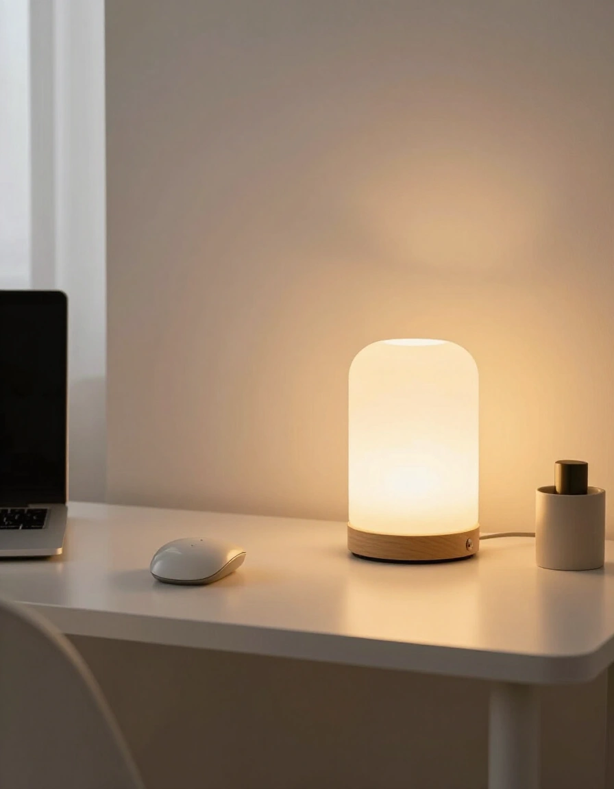 21. Ambient Lighting Desk