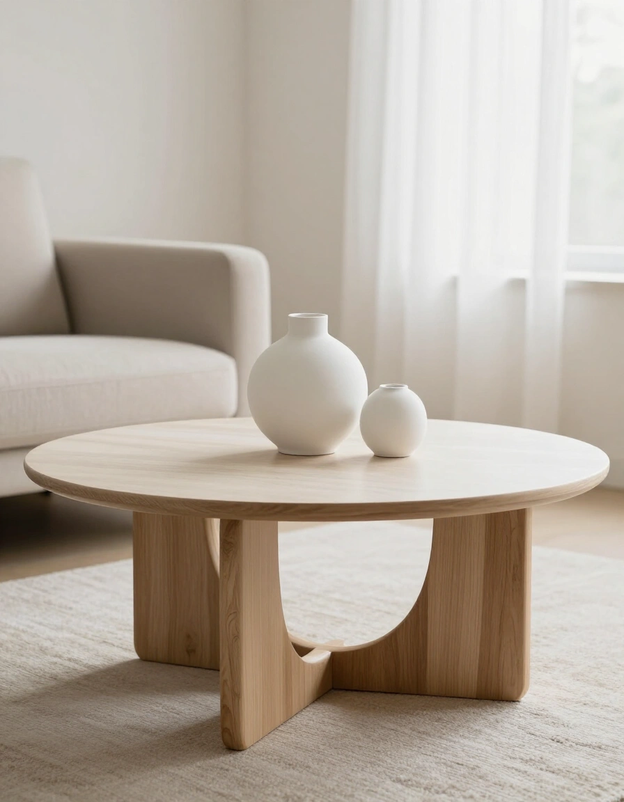 1. Minimal Japandi Coffee Table