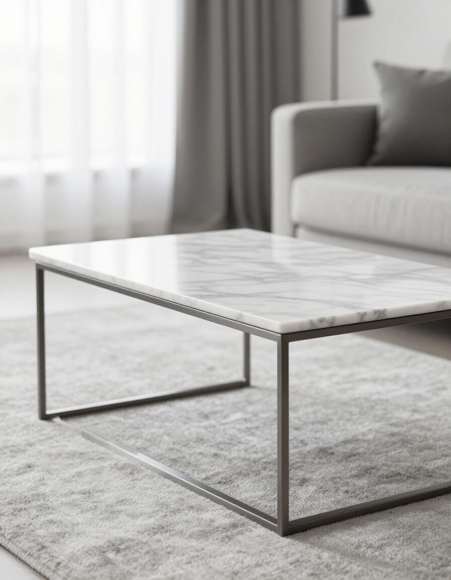 4. Modern Japandi Coffee Table