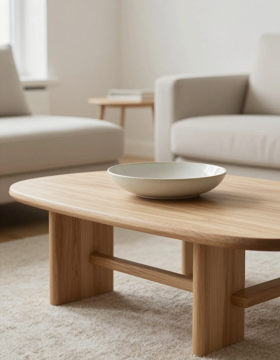 5. Scandinavian Japandi Coffee Table