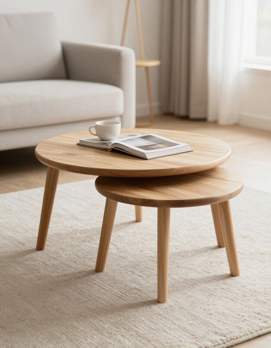 10. Small Space Japandi Coffee Table