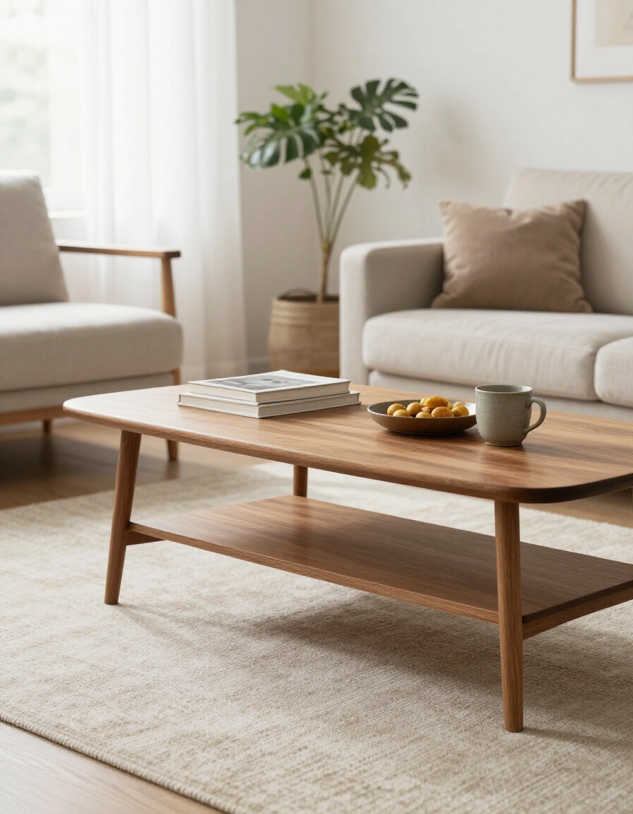 19. Vintage Japandi Coffee Table
